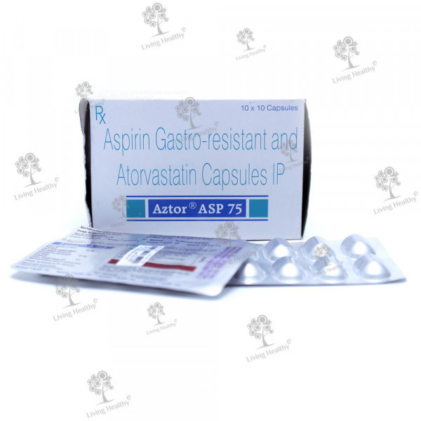 AZTOR ASP 75 MG CAP(10 CAP)