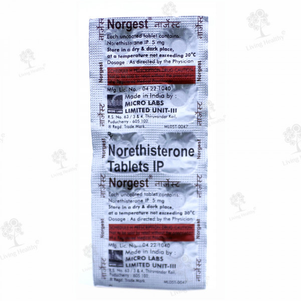 NORGEST 5 MG TAB(10 TAB)