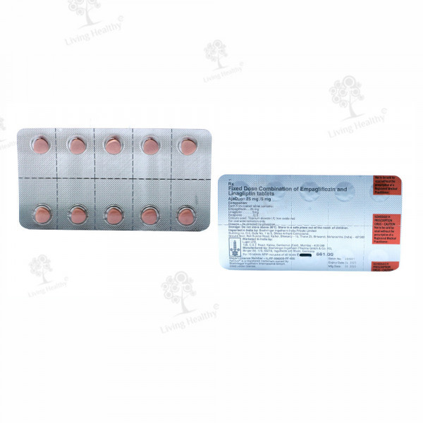 AJADUO 25/5 MG TAB(10 TAB)