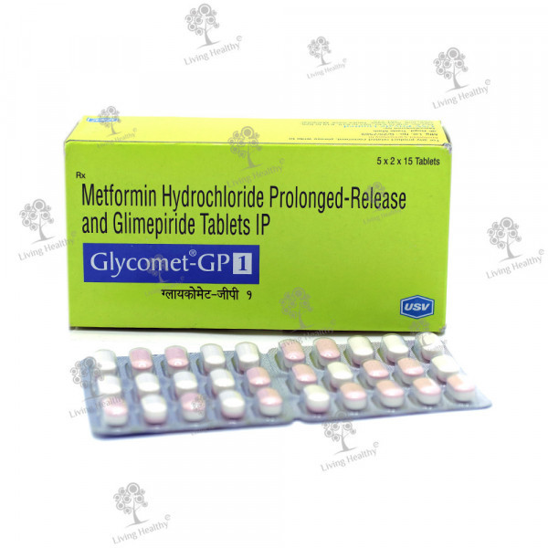 GLYCOMET GP 1 FORTE TAB(10 TAB)