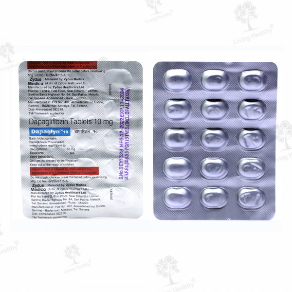 DAPAGLYN 10 MG TAB(15 TAB)