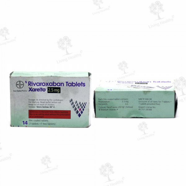 XARELTO 2.5MG TAB(14 TAB)