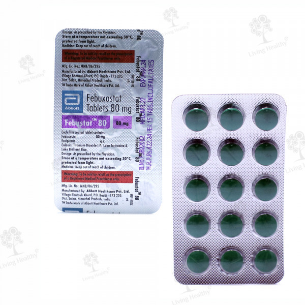 FEBUSTAT 80 MG TAB(15 TAB)