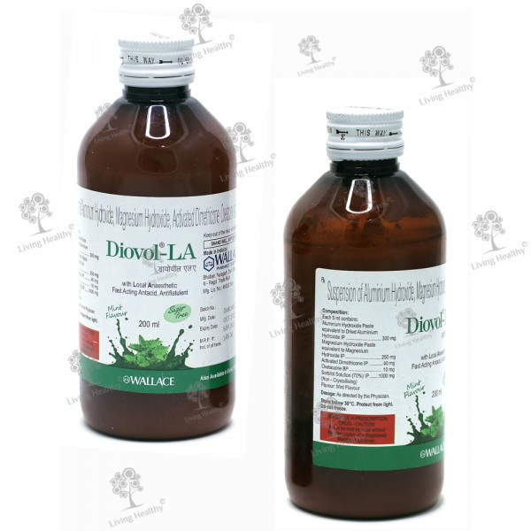 DIOVOL LA MINT (SF) SYRUP(200 ML)