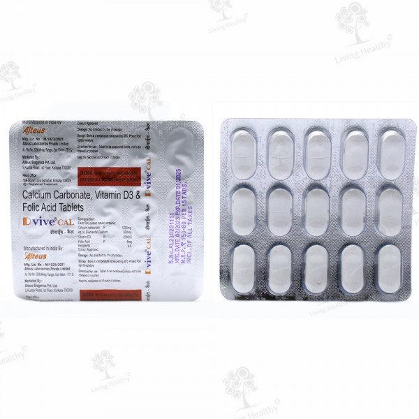 DVIVE CAL TAB(15 TAB)