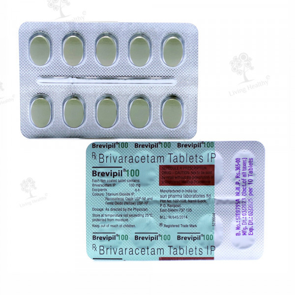 BREVIPIL 100 MG TAB(10 TAB)
