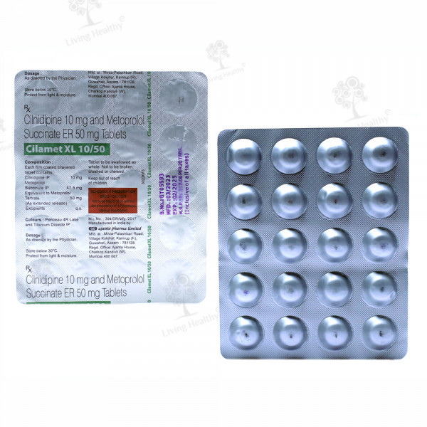 CILAMET XL 10/50 TAB(20 TAB)