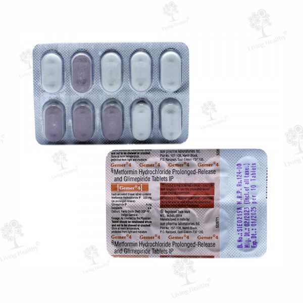 GEMER 4 MG  TAB(10 TAB)