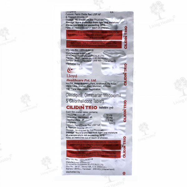 CILIDIN TRIO 20 TAB(10 TAB)