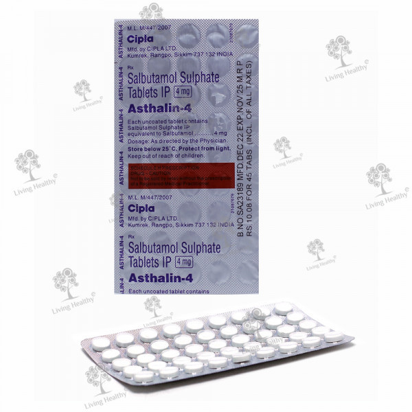 ASTHALIN 4 MG TAB(45 TAB)
