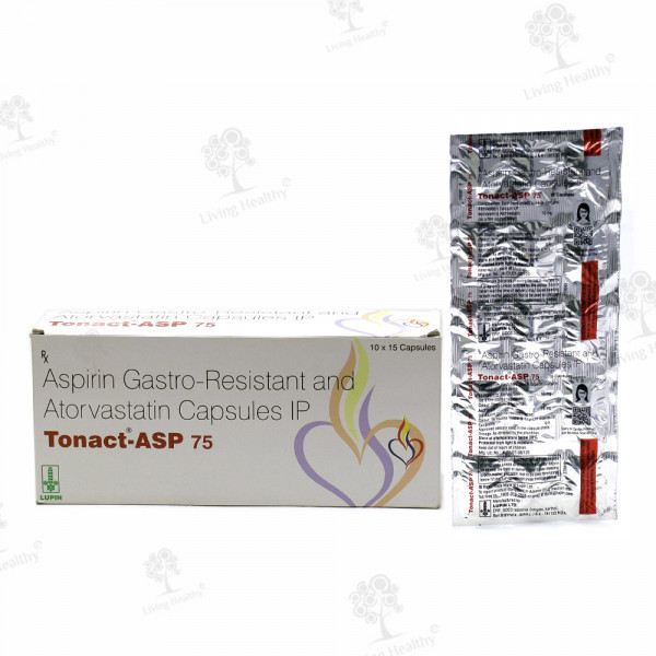 TONACT ASP 75/20 MG CAP(10 CAP)