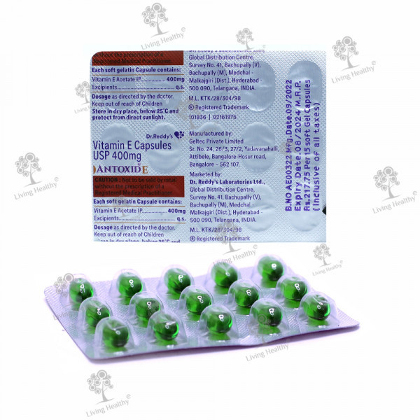ANTOXID E 400 MG CAP (15 PCS)