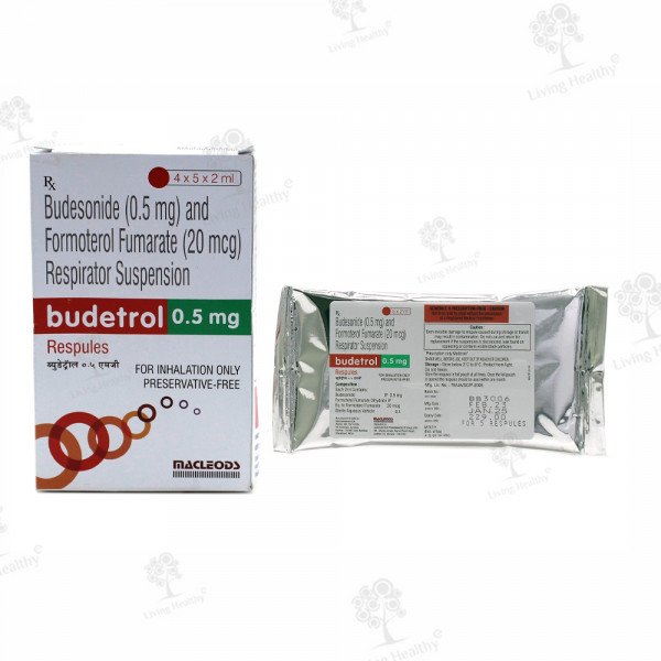 BUDETROL 0.5 MG RESPULES (5 PCS)