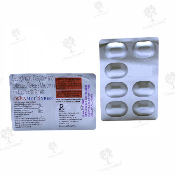 OXRAMET S XR 1000 MG (7 TAB)