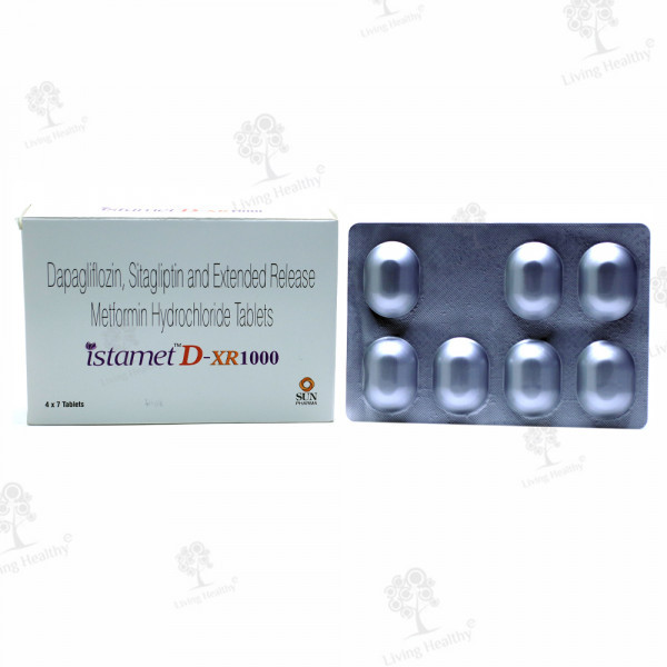 ISTAMET D XR 1000 MG TAB (7 TAB)