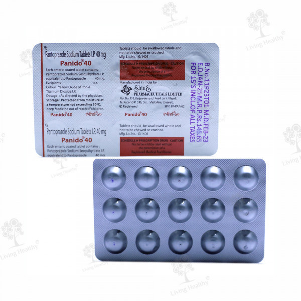 PANIDO 40 MG TAB (15 TAB)