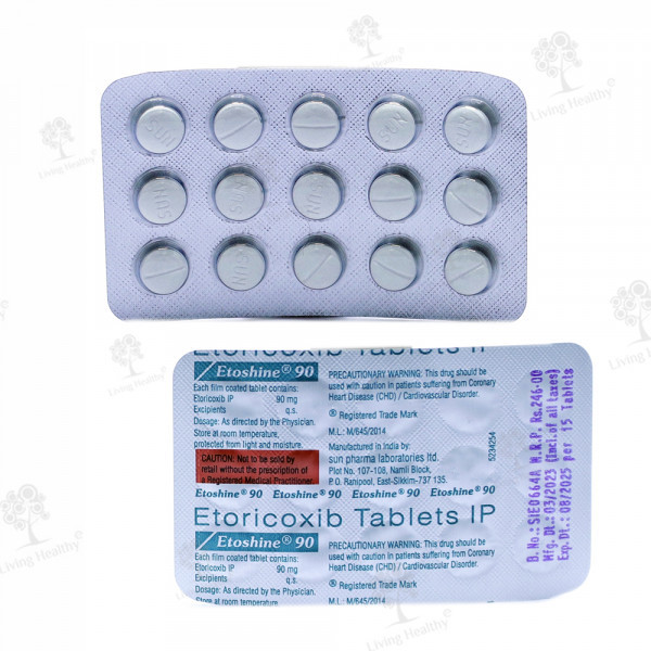 ETOSHINE 90 MG (15 TAB)