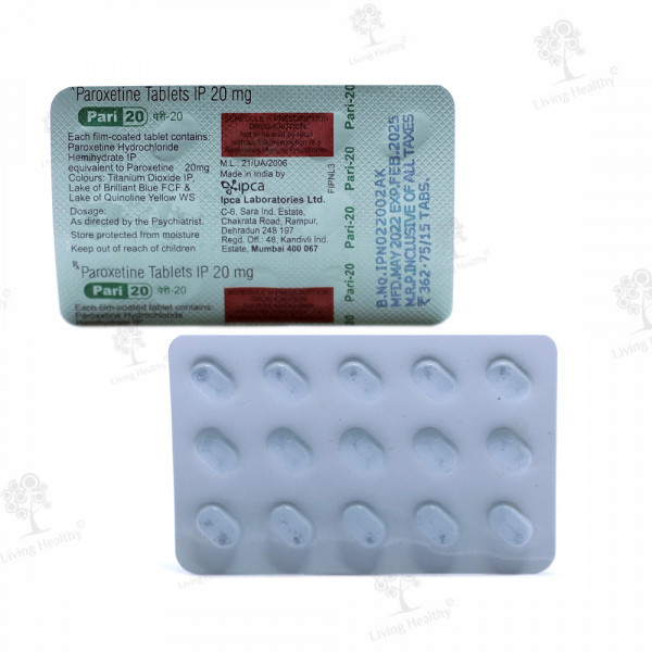 PARI 20 MG (15 TAB)