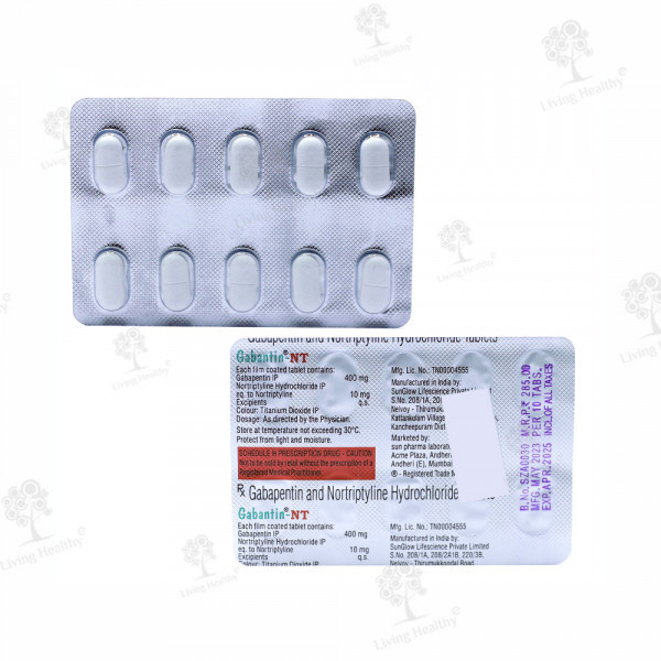 GABANTIN NT 100 MG (10 TAB)