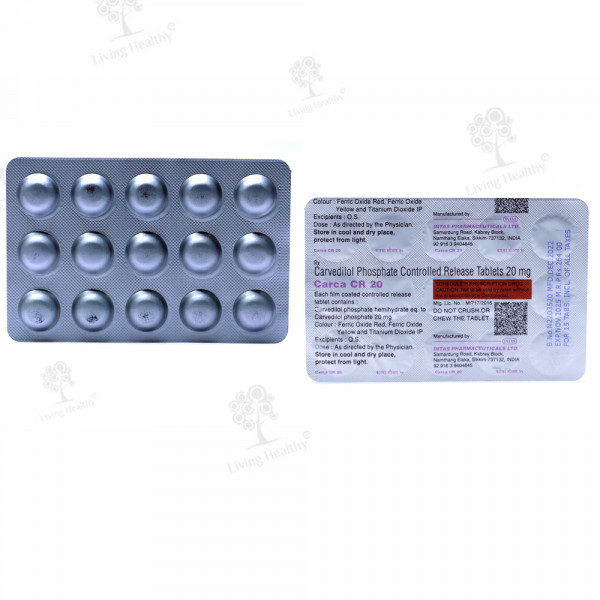 CARCA CR 20 MG (15 TAB)