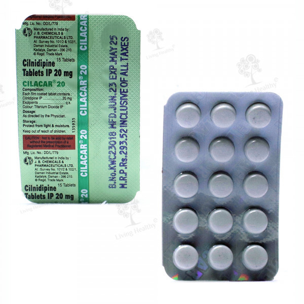 CILACAR 20 MG (15 TAB)