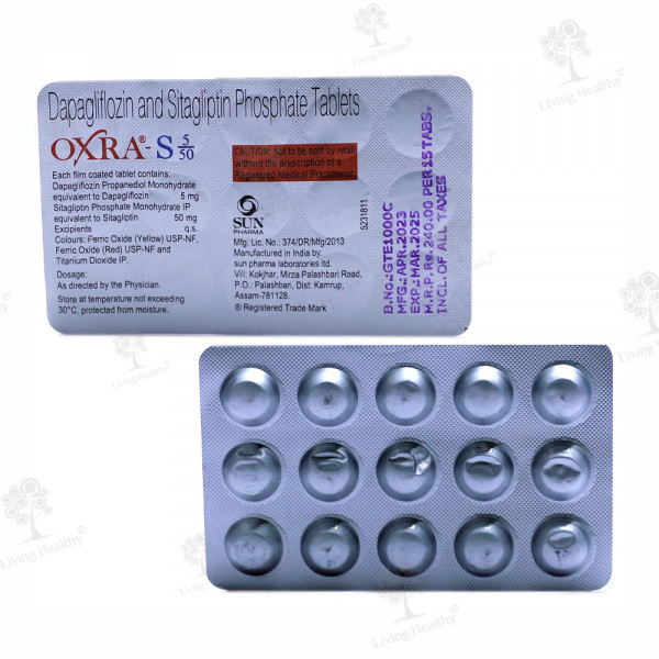 OXRAMET S IR 5/50/1000 MG (7 TAB)
