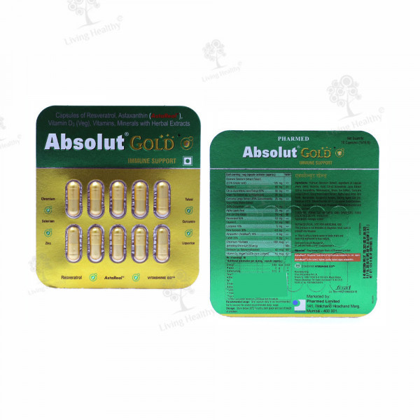 ABSOLUT GOLD CAP(10 CAP)