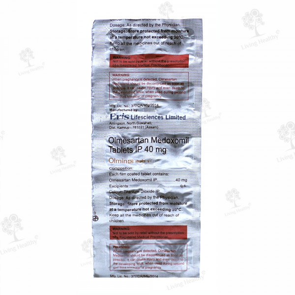 OLMIN CH 40 MG TAB (10  TAB)