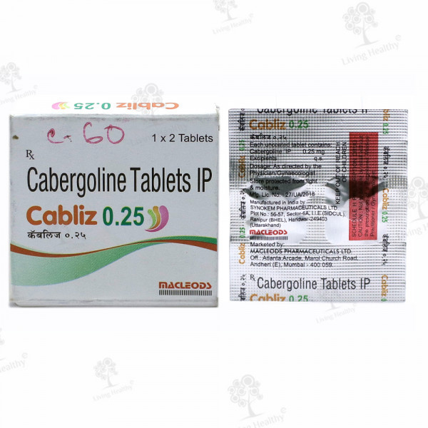 CABLIZ 0.25 MG TAB(2 TAB)