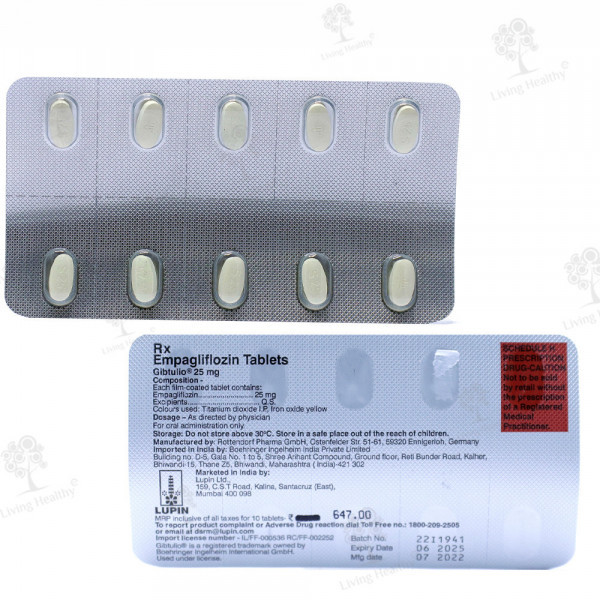 GIBTULIO 25 MG(10 TAB)