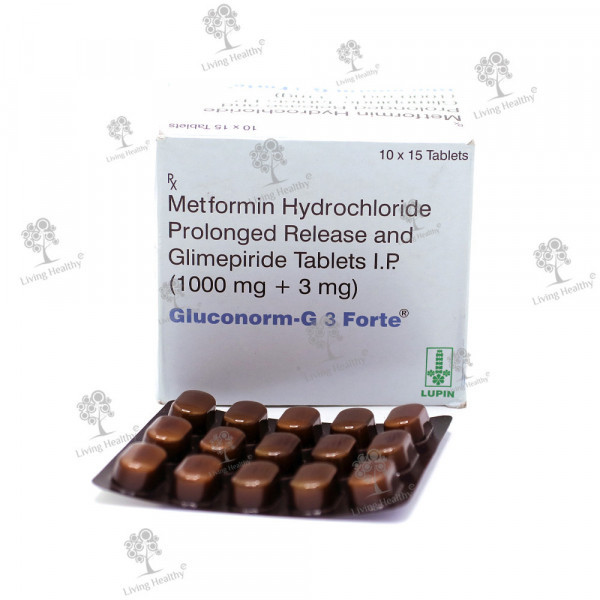 GLUCONORM G 3 FORTE TAB (15  TAB)