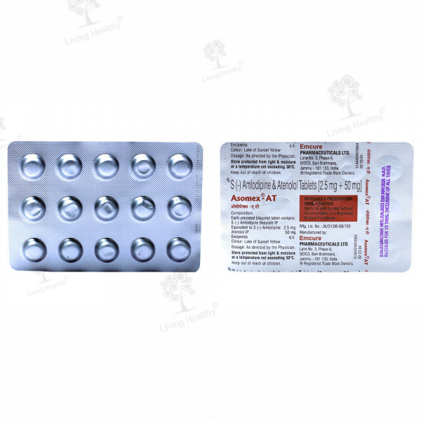 ASOMEX AT 2.5 MG TAB(15 TAB)