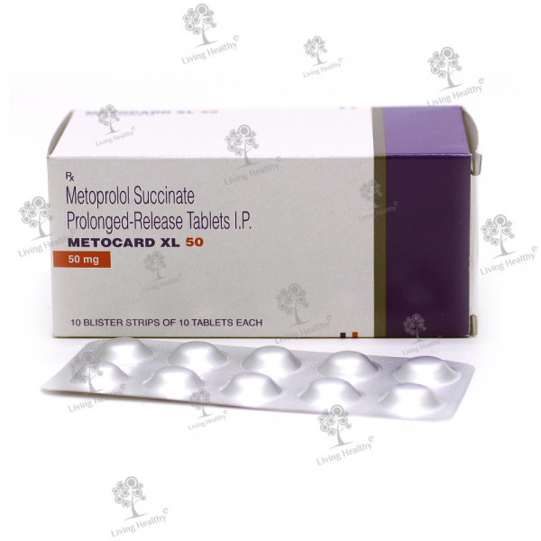 METOCARD XL 50 MG TAB (10  TAB)