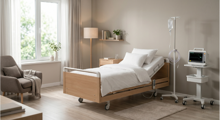 Full Patient Bed Setup at Home